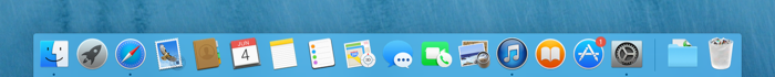 The new icons in Mac OS X Yosemite